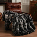 BENVWE Fluffy Faux Fur Throw Blanket for Couch, Soft Plush Thick Cozy Fuzzy Luxury Minky Bubble Blanket for Home Living Room Decor Gift for Women, Tie-dye Grey, 50" x 60", 1100GSM by CozyNest Decor