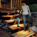SOLPEX Solar Step Lights for Outside, 24 LEDs Solar Stair Lights Outdoor Waterproof Decor for Porch, Front Door, Stair, Step, Deck, Fence, Balcony, Patio, Wall, Yard, Garden(12 Pack, Warm White) by GreenHaven Gardens