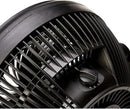 Amazon Basics Air Circulator Fan, Desk Fan for Bedroom, Home and Office, With 90-Degree Tilt Head, 3 Speed Settings, Lightweight (4.2 LBS), 70 Watts, Black, 14.8"Wx7.6"Dx14.1"H by CozyNest Decor