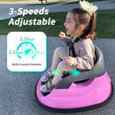Baby Bumper Car, 6V Electric Kids Bumper Car for Toddlers with Remote Control, Bluetooth - Baby Pink by TinyTreasures Baby Boutique
