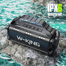 W-KING Bluetooth Speaker, 90W Max Loud Portable Speakers Bluetooth Wireless, IPX6 Waterproof Outdoor Speaker with 50W Deep Bass/2 Powerful Subwoofer/40H/Power Bank/EQ/TF/AUX/NFC for Pool/Party/Travel by TinyTreasures Baby Boutique