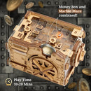 iDventure A-Maze-ing Safe - Marble Run Money Puzzle Box - Tricky Gift Packaging - 3D Puzzle for Adults - Escape Room Game - Brain Teaser - Birthday Gift Gadget for Men and Women - Treasure Box by TinyTreasures Baby Boutique
