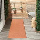 Nourison Home Home Positano 6' Runner Fabric Terracotta Area Rug by GreenHaven Gardens