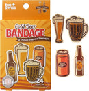 BioSwiss Bandages, Cold Beverage Shaped Self Adhesive Bandage, Latex Free Wound Care, Fun First Aid Kit Supplies for Adults, 24 Count by TinyTreasures Baby Boutique