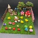 132pcs Fairy Garden Accessories Kit Miniature Animals,Tree,Fence,House Figurines Ornament Statue Craft for DIY Garden Micro Landscape Bonsai Dollhouse Decoration by GreenHaven Gardens