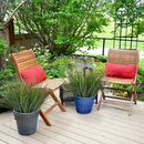 48PCS 17.3" Fake Plants Artificial Wheat Grass Greenery Plastic Plants Fake Grass Artificial Plants for Outdoor Decor Artificial Grass Plant with Greenery Stems for Indoor Home Decoration by CozyNest Decor