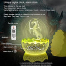 Unique Dragon Egg Digital Clock Ok to Wake Up Alarm Clock with Night Light / Lullaby White Noise / Bluetooth Speaker, Remote Control 16 Colors & Brightness & Volume, Cool Dragon Gift for Kids/Adult by TinyTreasures Baby Boutique