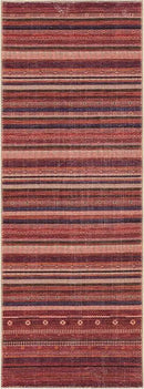 Keen Home Design 2x10 Rug - Machine Washable Runner with Non-Slip Backing, Ideal for Hallway, Entryway, Kitchen, Laundry Room - Vintage, Easy Clean, Durable, Low Pile Rug - (2'6" x 10') by CozyNest Decor