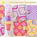 LIGHTDESIRE Baby Toys Musical Seahorse,Infant Stuffed Animals Toy with Crinkle & Rattles,Soft Sensory Toy with Textures,Newborn Toys for Baby Girls Boys 0 3 6 12 Months(Purple) by TinyTreasures Baby Boutique