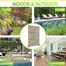 Outdoor Privacy Screen,72" H×47" W Metal Privacy Screen, Freestanding Privacy Fence Panels for Patio by GreenHaven Gardens