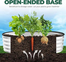 Utopia Home Galvanized Raised Garden Bed Kit 4x2x1ft, Planter Box Raised Garden Beds Outdoor, Easy Assembly Metal Raised Bed for Gardening Vegetables, Fruits, Flowers - Pack of 01 - Silver