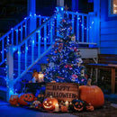 JMEXSUSS Connectable 100 LED Blue Christmas Lights Clear Wire, 8 Modes Blue Christmas Tree Lights Indoor Outdoor Plug in, 33ft Fairy String Lights for Christmas Tree, Xmas, Party, Garden by GreenHaven Gardens