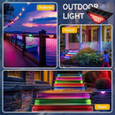 SOLPEX Solar Step Lights for Outside, 24 LEDs Solar Stair Lights Outdoor Waterproof Decor for Porch, Front Door, Stair, Step, Deck, Fence, Balcony, Patio, Wall, Yard, Garden(6 Pack,RGB) by GreenHaven Gardens