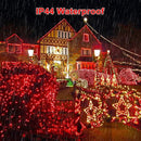 JMEXSUSS 360 LED Red Net Lights Outdoor, Connectable 12ft x 5ft Red Net Lights Plug in with Remote, 8 Modes Waterproof Red Christmas Lights for Bushes Christmas Halloween Decorations by GreenHaven Gardens