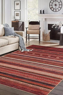 Keen Home Design 9x12 Rug - Machine Washable Area Rug with Non-Slip Backing, Ideal for Living Room, Dining Room, Bedroom - Vintage, Easy Clean, Durable, Low Pile Rug - (9' x 12') by CozyNest Decor