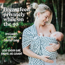 Nalakai Ring Sling Baby Carrier, Soft Linen Baby Sling, Baby Wrap, Comfort, Style, and Giving Back - Carry Your Little One with Love by TinyTreasures Baby Boutique