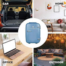 IBMF4SLT Fridge for Bedroom, Skincare, Portable Cooler & Warmer for Makeup, for Office & Home Refrigerator, Mini (4 L / 6-Can), Slate Blue by CozyNest Decor