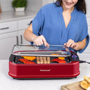 Smokeless Indoor Grill, Techwood 1500W Electric Grill Portable Korean Grill Non-Stick Grill Plates with Temperature Control, Removable Drip Tray, Tempered Glass Lid, Dishwasher-Safe by GreenHaven Gardens