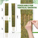 DUSPRO Flat Mesh Moss Poles for Climbing Plants Monstera Stackable Moss Pole for Plants with Real Moss Moss Plant Pole for Potted Plants Handmade Moss Stick for Indoor Plants Grow Upward 2 Pack 22” by GreenHaven Gardens