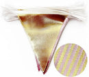 Pink Gold Party Decoration Metallic Fabric Light Pink Gold Triangle Pennant Banner Flag Bunting Garland for Women Girl Birthday Retirement Graduations Bridal Shower Wedding Baby Shower Party Supplies by GreenHaven Gardens