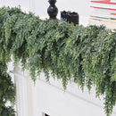 Christmas Cedar Garland Artificial Real Touch Thickness Realistic Greenery Pine Garland for Mantle Fireplace Outdoor Indoor Christmas Decorations 6FT by CozyNest Decor