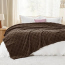 Bedsure GentleSoft Blankets Queen Size for Bed - Super Soft Cozy Blanket for Women Men Girls, Large Fuzzy Fleece Throw for Bedroom Decor, Dark Brown, 90x90 Inches by CozyNest Decor