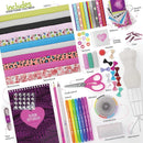 Pretty Me Fashion Design Studio - Sewing Kit for Kids - Designer Dress Girls Arts Crafts Kits Ages 8, 9, 10, 11, 12 Age - Sketch, Sew, Style - Kid Art Projects Gift - Girl Craft Activities Gifts by TinyTreasures Baby Boutique