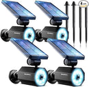 Bell+Howell Bionic Spotlight Motion Solar Spot Lights Outdoor Waterproof, Solar Landscape Lights, Outdoor Solar Yard Lights Weather Resistant, Super Bright LED Lights, for Garden, Lawn As Seen On TV by GreenHaven Gardens