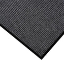 fani Heavy Duty Large Outdoor Indoor Entrance Black Doormat Waterproof Low Profile Entrance Rug Front Door Mat Patio Anti-Skid Rubber Back, 48x120 inch (Gray) by GreenHaven Gardens