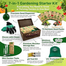75 Vegetable & Greens Seeds Variety Pack, Garden Seed Starter Kit - Over 44,700 Non-GMO Heirloom Seeds for Planting Vegetables and Greens, Seeds Gift Seed Box with Gardening Supplies, Survival Kit by GreenHaven Gardens