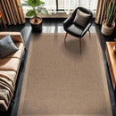 CAMILSON Easy Jute Rug 6x9, Indoor Outdoor Natural Color Fiber Area Rugs for Living Room Patio and Kitchen Rug, Sisal Boho Woven Design, Easy-Cleaning, Washable Outside Carpet Alfombras para(6 x 9) by CozyNest Decor
