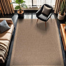 CAMILSON Easy Jute Rug 4x6, Indoor Outdoor Natural Color Fiber Area Rugs for Living Room Patio and Kitchen Rug, Sisal Boho Woven Design, Easy-Cleaning, Washable Outside Carpet Alfombras para(4 x 6) by CozyNest Decor