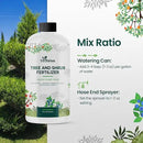 32oz Tree and Shrub Plant Food - Makes 32 Gallons of Tree and Shrub Fertilizer, Liquid Plant Fertilizer for Healthy Roots, Foliage & Year-Round Growth, Nutrient-Rich Formula for All Trees & Shrubs by GreenHaven Gardens