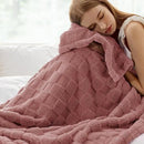 Bedsure GentleSoft Twin Blanket for Bed Dusty Pink - Super Soft Cozy Blankets for Women Men Girls, Cute Fuzzy Fleece Throws for Bedroom Couch, 60x80 Inches by CozyNest Decor