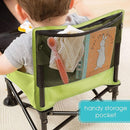 Summer by Bright Starts Pop 'N Sit Portable Booster Chair, Floor Seat, Indoor/Outdoor Use, Compact Fold, Green, 6 Mos - 3 Yrs by TinyTreasures Baby Boutique
