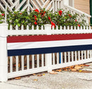 EBaokuup 2 Pack 20x2 Ft American Flag Bunting-4th of July Banner Decor Red, White & Blue Stripe Flag-Large Patriotic Bunting US Flag Decorations for Independence Day Outdoor Porch Garden by GreenHaven Gardens