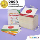LearnWorx 101 Baby Flash Cards for Toddlers 1-3 | Award Winning First Words Toddler Flash Cards | Speech Toys Help Learn Objects, Numbers & Play Games - Big Toddler Learning Flashcards Preschool Kids by TinyTreasures Baby Boutique