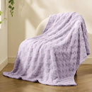 Bedsure GentleSoft Lavender Fog Throw Blanket for Couch - Super Soft Cozy Blankets Gifts for Women Men Girls, Cute Small Fleece Throws for Bedroom Home Decor, 50x70 Inches by CozyNest Decor
