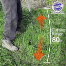 Walensee Grass Whip with Double-Edged Serrated Sharp Steel Blade Weed Grass Cutter with Soft Rubber 22-Inch Handle Cut Tall Grass and Overgrown Weeds in The Yard, Fields, and Ditches, Black,1 Pack by GreenHaven Gardens