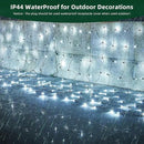 Led Net Lights Christmas Lights Outdoor White Christmas Net Lighting with 121Led Mini Globe Lights 5ftx5ft, Outdoor Indoor Fairy Mesh Net Lights for Christmas Trees, Bushes, Shrubs Decorations by GreenHaven Gardens