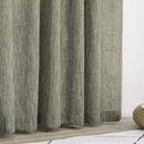 MYSKY HOME 90 Inches Long Living Room Curtains Farmhouse Light Filtering Privacy Curtain Drapes for Patio Door, Linen Look Texture Fabric Bohemian Draperies Soft Touch, 50x90, Olive Green, 2 Panels by CozyNest Decor