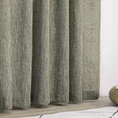 MYSKY HOME Long Sheer Curtains Farmhouse, Sliding Door Curtain for Living Room Light Filtering Privacy Protect Soft Cotton Blend Back Tab Window Drapes Boho, 50" x 108", Olive Green, 2 Panels by CozyNest Decor