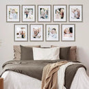 Sheffield Home 9 Piece Gallery Wall Frame Set, 11x14 Inch, Natural by CozyNest Decor