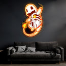 Charmander Plexiglass Neon Art, Pokemon Neon Sign, Neon Light Sign, Neon Wall Art