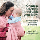 Nalakai Luxury Ring Sling Baby Carrier, Soft Linen Blend Baby Sling, Baby Wrap, Wear Your Little One Close to Your Heart, Comfort, Style by TinyTreasures Baby Boutique