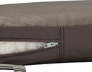 Classic Accessories Ravenna Water-Resistant 19 x 19 x 3 Inch Patio Seat Cushion, Dark Taupe, Chair Seat Cushion by GreenHaven Gardens