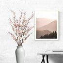 4Pcs Cherry Blossom Branches Artificial Flowers for Spring Summer Indoor Decoration,Faux Long Stem Artificial Flowers for Wedding Home Office Bedroom Party Table Centerpieces Decor (Pink) by CozyNest Decor