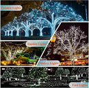 OZS 2PK 240LED 95FT Solar Sring Lights Outdoor Waterproof, Solar Christmas Lights for Outside, Green Wire Tree Electric Holiday Light with 8 Lighting Modes for Christmas Decorations(Cool White) by GreenHaven Gardens
