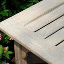 Cambridge Casual Teak Auburn Outdoor Console Table, Solid Indonesian Teak Wood in Weathered Gray Finish, Stylish and Durable Patio Accent or Plant Table for Porch, Deck, Garden, or Outdoor Entryway by GreenHaven Gardens