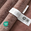 Amélie Home Faux Fur Throw Blanket for Couch, Ultra Cozy Fuzzy Fluffy Fur Luxurious Soft Striped Plush Gift Blankets for Family Sofa Chair Bed Living Room Bedroom, 55"x70", Ionic Fox Brown by CozyNest Decor